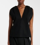 Plan C Cotton crêpe top