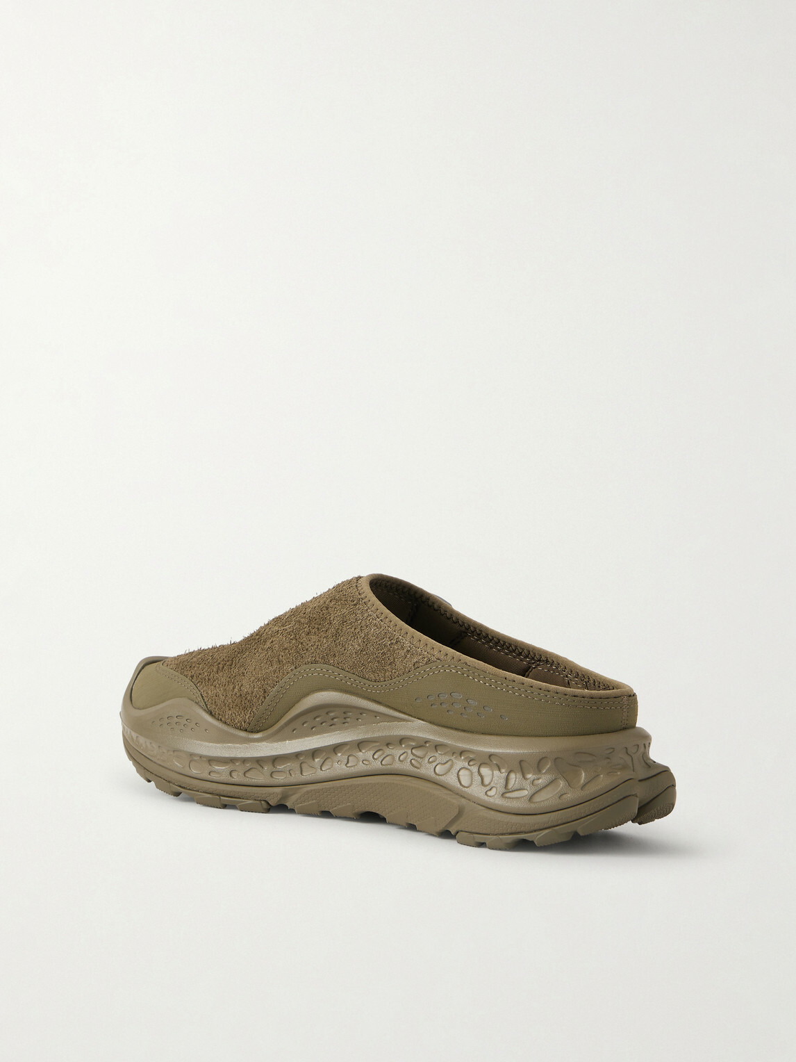 Hoka - Ora Primo EXT Rubber-Trimmed Suede Slip-On Sneakers - Green