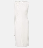 Tom Ford Cutout crepe jersey midi dress