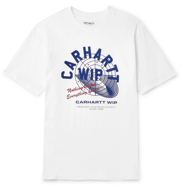 Photo: Carhartt WIP - Printed Organic Cotton-Jersey T-Shirt - White