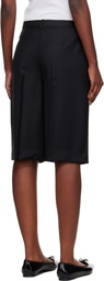 Loulou de Saison Brown Adler Virgin Wool Bermuda Shorts