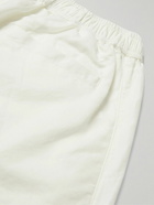 Orlebar Brown - Sirma Straight-Leg Garment-Dyed Cotton and Linen-Blend Shorts - White