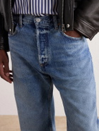 AGOLDE - Magnus Straight-Leg Distressed Organic Cotton Jeans - Blue