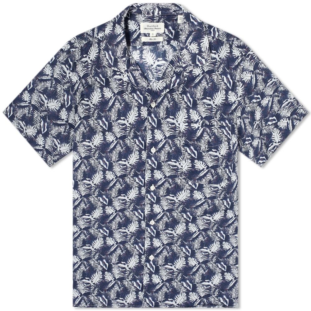 Hartford Palm Print Vacation Shirt Hartford