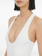 Ferragamo White Racerback Tank Top