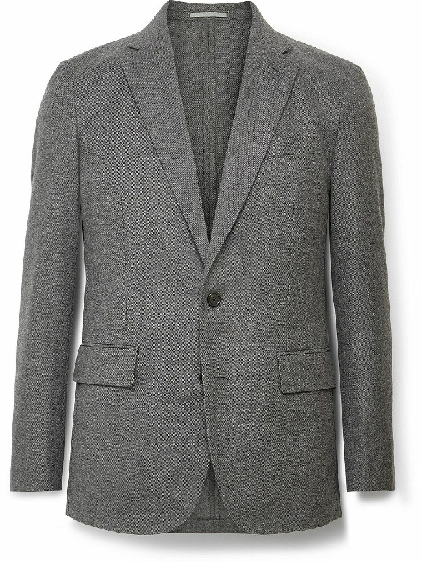 Photo: J.Crew - Ludlow Slim-Fit Cotton and Wool-Blend Suit Jacket - Gray