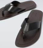 The Row Dan leather thong sandals