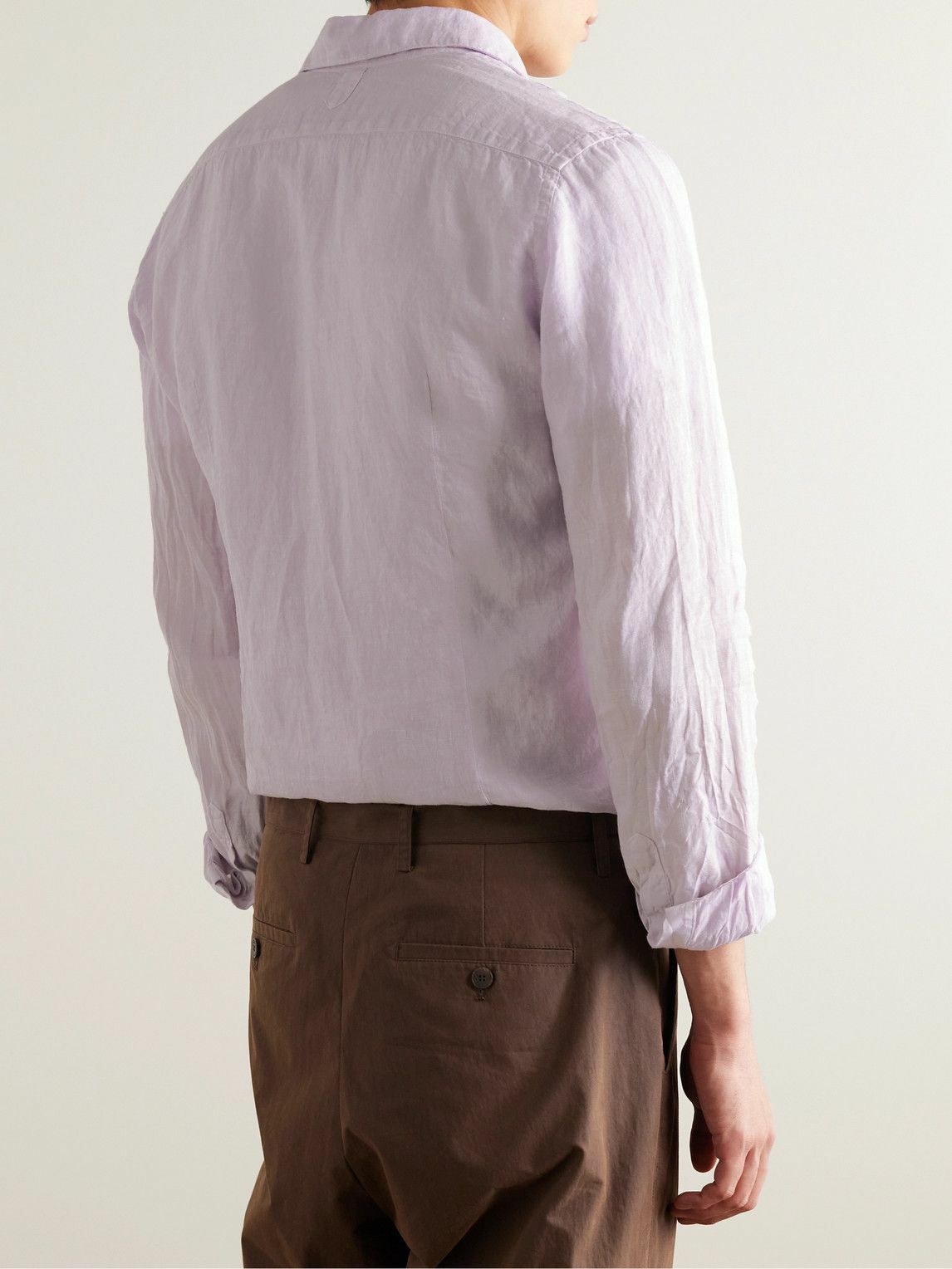 Canali - Linen Shirt - Pink