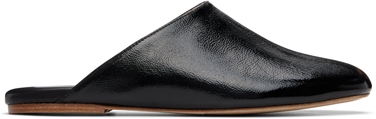 A.P.C. Black 'Les Mules' Slip-on Loafers