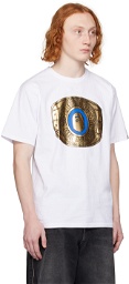 BAPE White College Ring T-Shirt