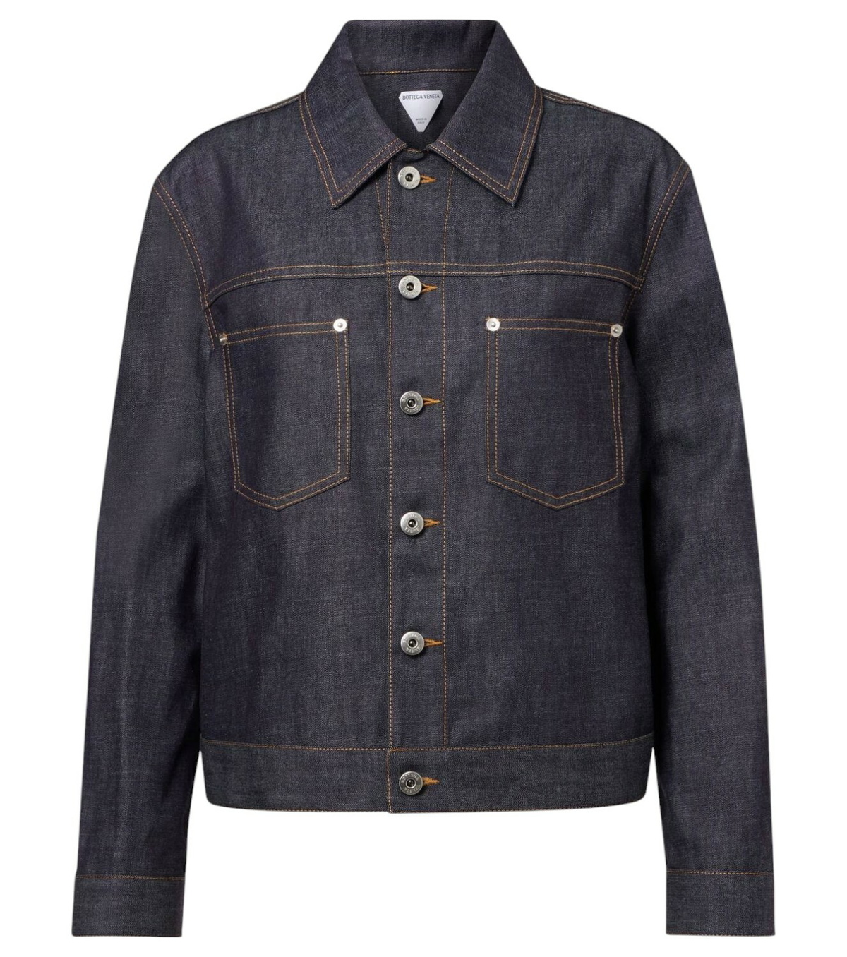 Bottega Veneta Blue Bleached Denim Shirt Bottega Veneta