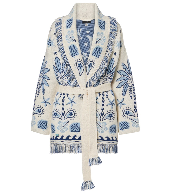 Photo: Alanui Echoes Of The Island wool and cotton cardigan