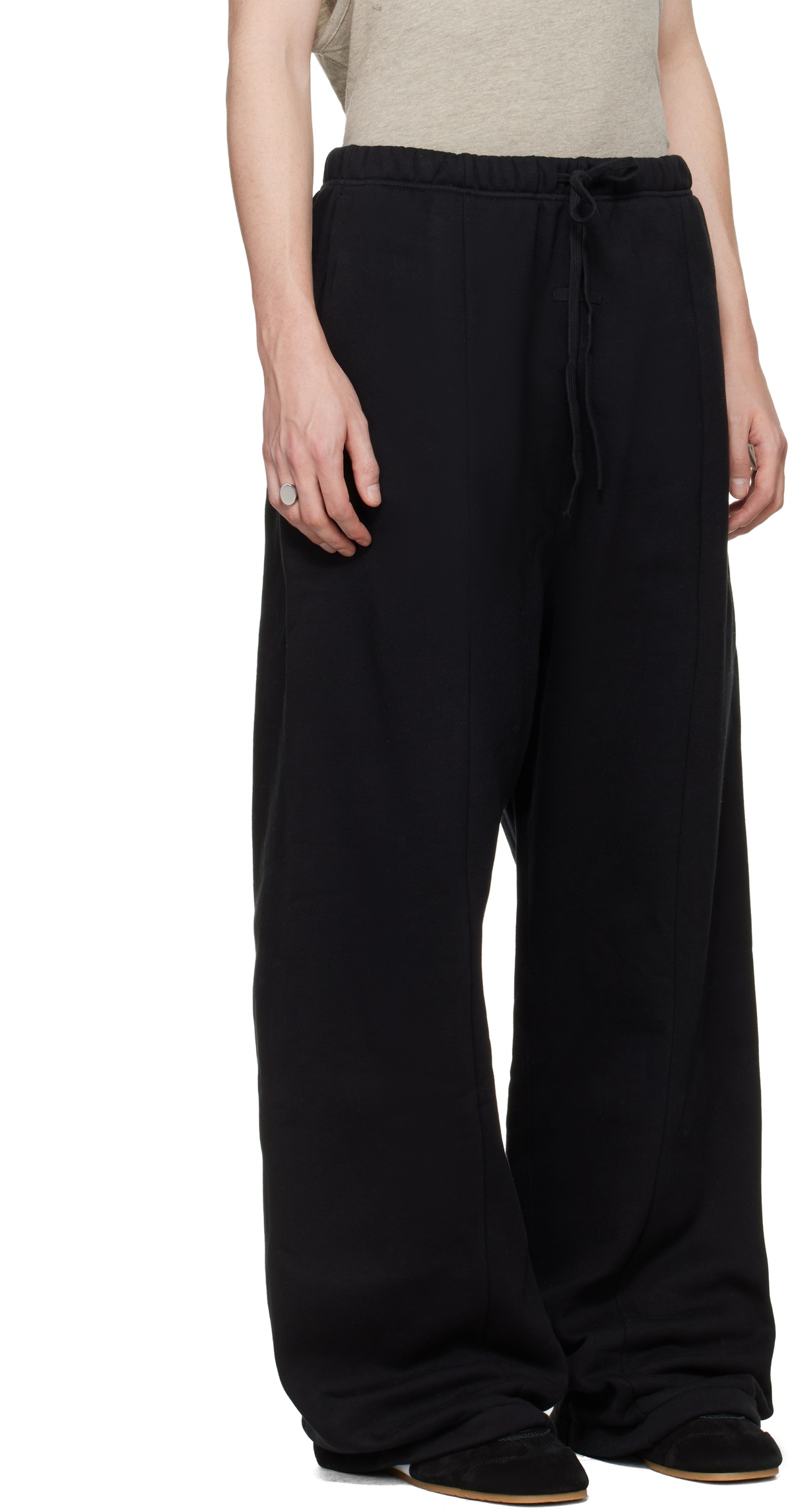 Fear of God ESSENTIALS Black Signature Lounge Sweatpants