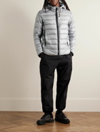 Canada Goose - Crofton Slim-Fit Logo-Appliquéd Quilted Nylon-Ripstop Hooded Down Jacket - Gray