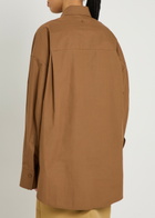 Armarium Candela Cotton-poplin Shirt Brown