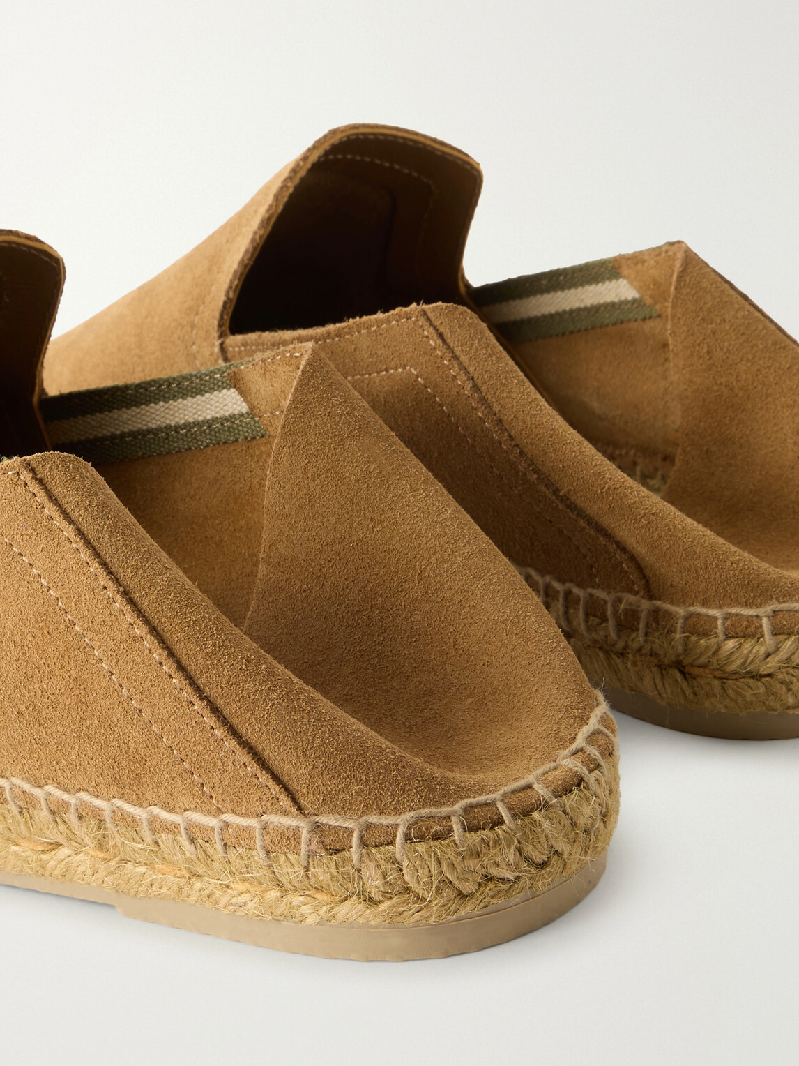 Castañer - Parker Collapsible-Heel Suede Espadrilles - Brown