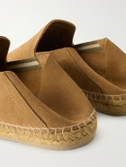 Castañer - Parker Collapsible-Heel Suede Espadrilles - Brown