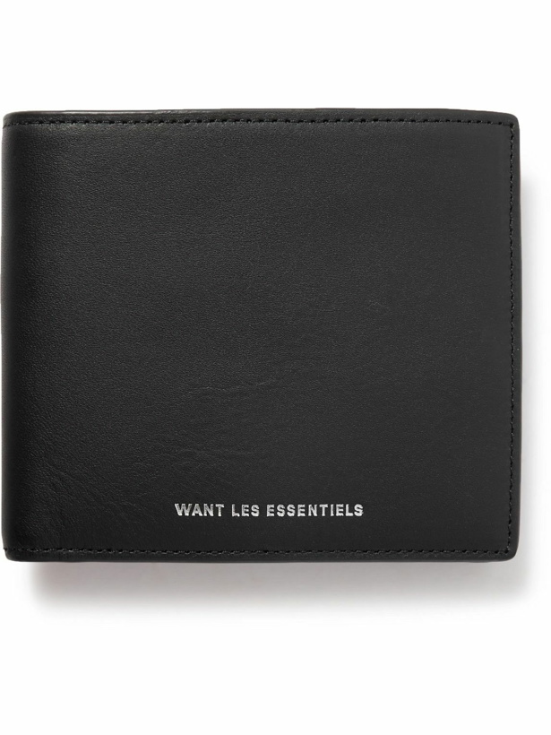 Photo: WANT LES ESSENTIELS - Benin 2.0 Logo-Print Leather Billfold Wallet