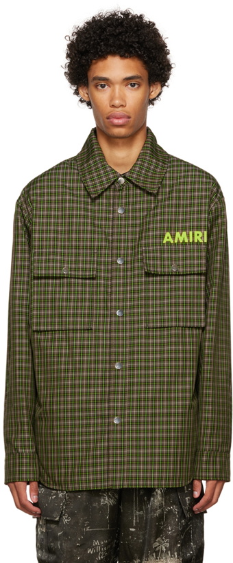 Photo: AMIRI Green Overshirt Jacket