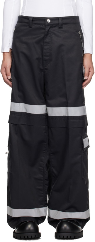 Photo: VETEMENTS Black Workwear Cargo Pants