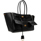 Balenciaga Black Bel Air M Carry All Bag