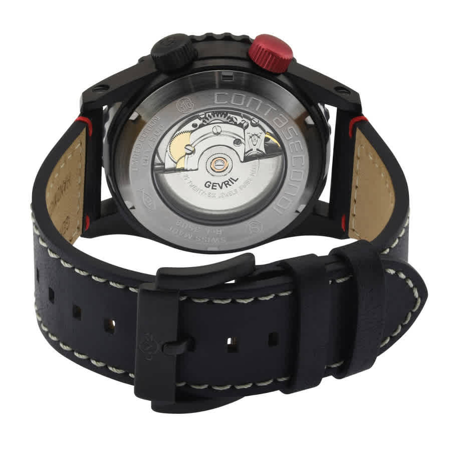 GV2 by Gevril Contasecondi Automatic Silver Dial Mens Watch 3508S