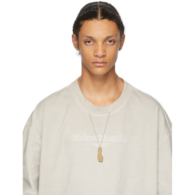 Maison Margiela Gold Tabi Necklace Maison Margiela