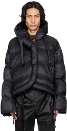 Ottolinger Black Hooded Puffer Jacket