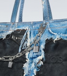 Acne Studios Trompe-l’œil printed canvas tote bag