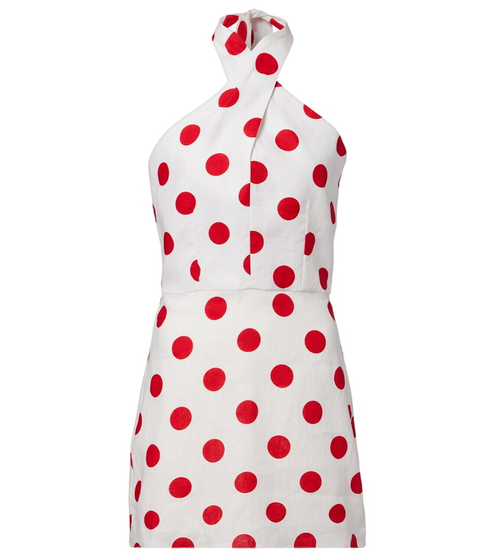 Photo: Cala de la Cruz Veneta polka-dot halterneck linen minidress