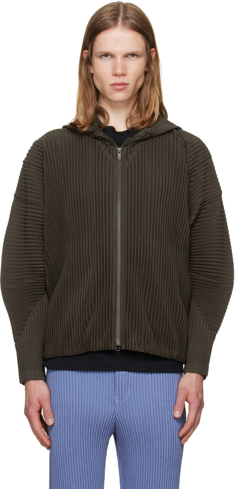 HOMME PLISSÉ ISSEY MIYAKE Black Monthly Color June Hoodie Homme