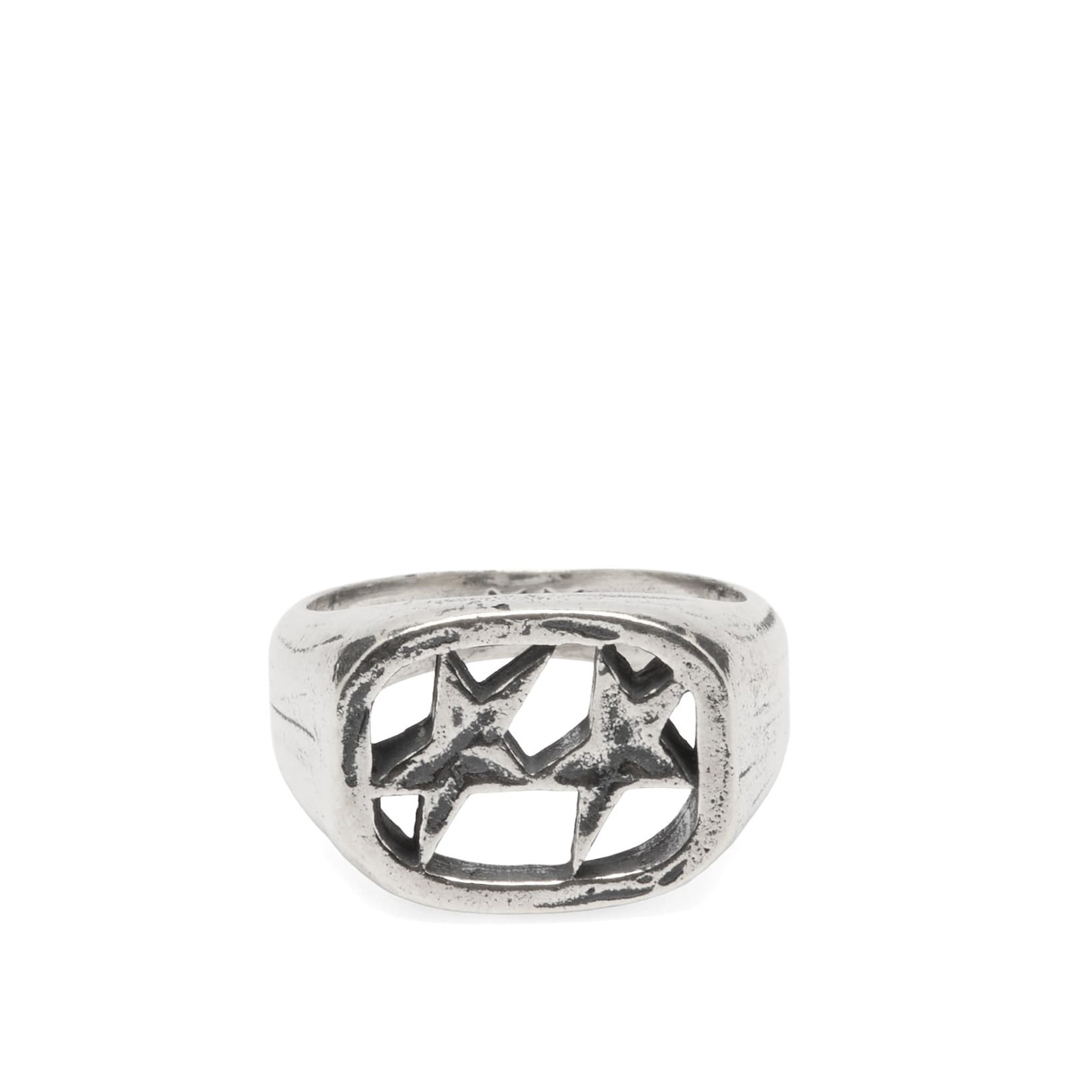 TwoJeys Men's Framed Ring in Sterling Silver