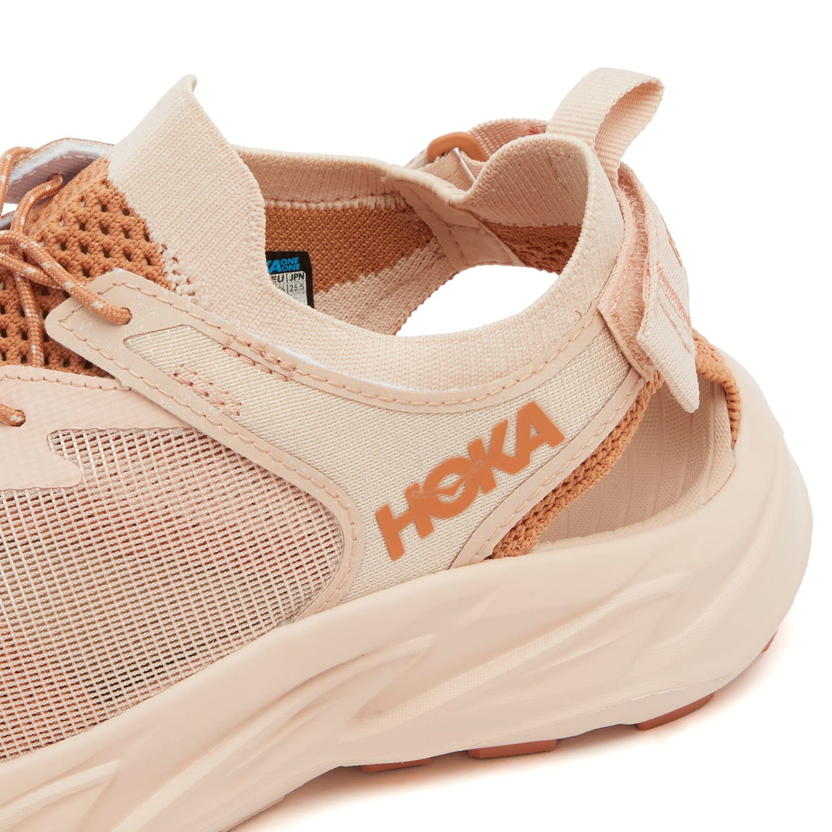 Hoka One One Women's Hopara 2 Sneakers in Cream/Cedar Hoka One One