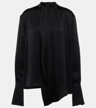 Magda Butrym Silk satin blouse