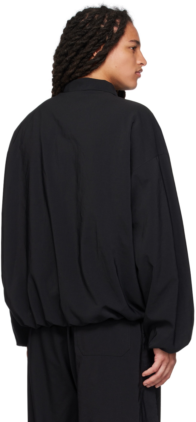 Y's Black High-Twist Jacket