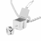 Tom Wood Men's Box Pendant in Sterling Silver