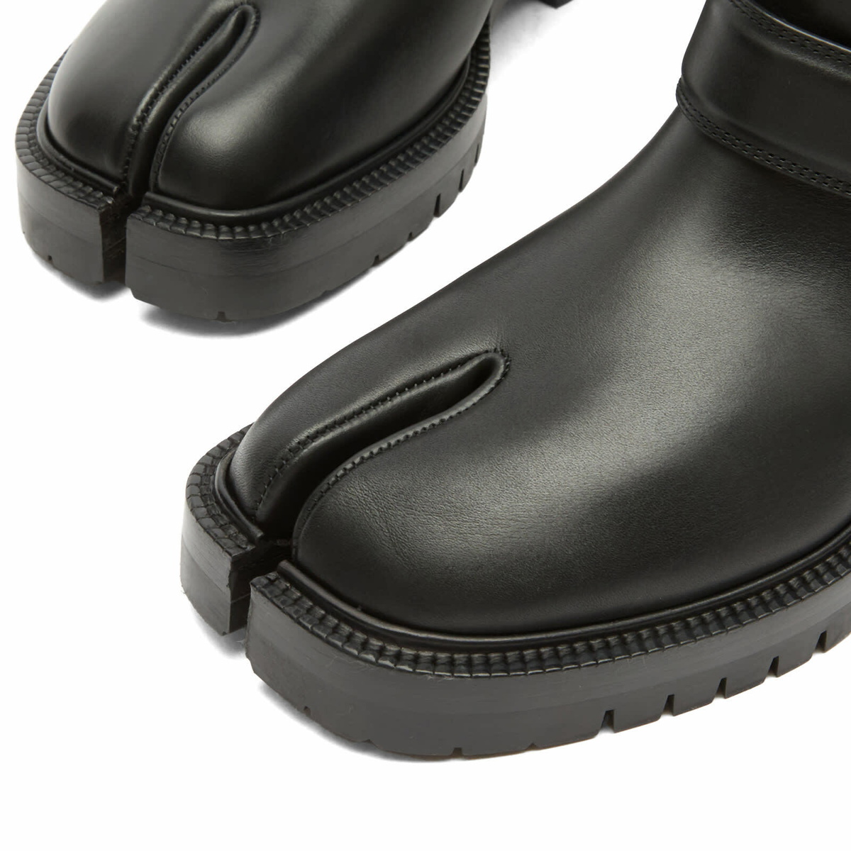Maison Margiela Women's Tabi County Knee High Boots in Black