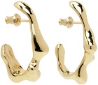 FARIS Gold Seep Hook Earrings