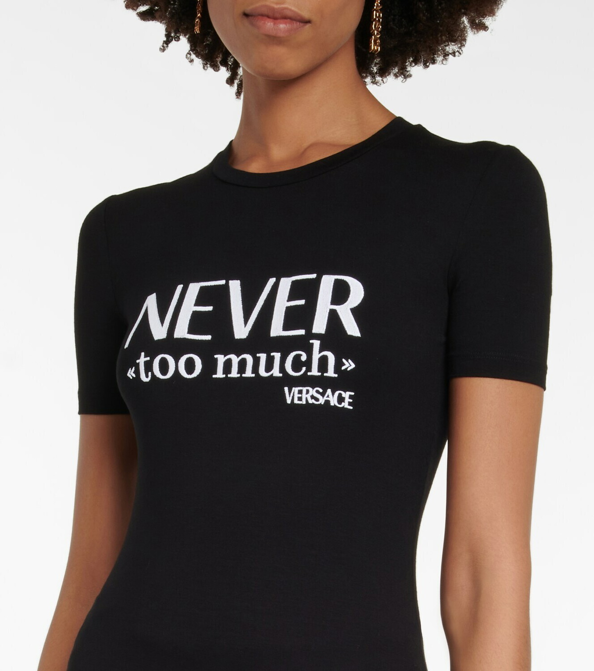 Versace - Never Too Much embroidered T-shirt