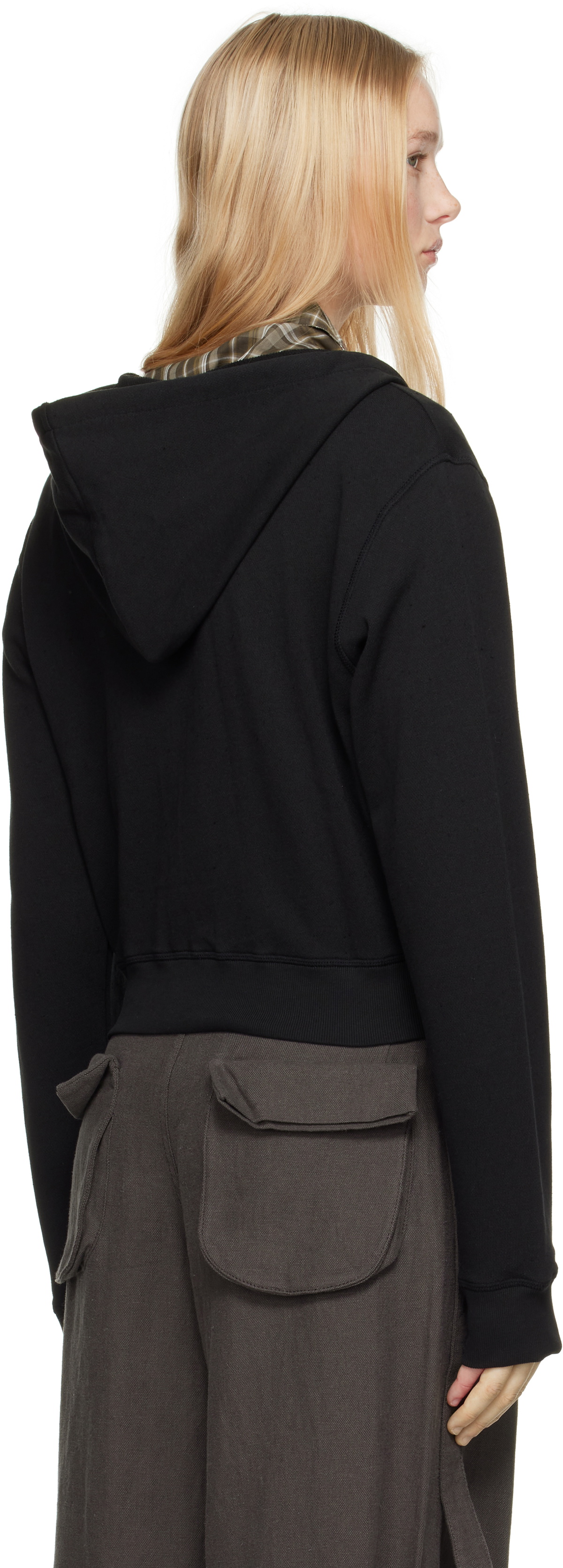 OPEN YY Black Lounge Zip Hoodie OPEN YY