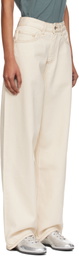 YMC Beige Earth Silver Jeans