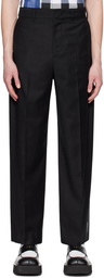 ADER error Black Pleated Trousers