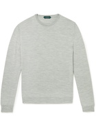 Incotex - Flexwool Virgin Wool-Blend Sweater - Gray