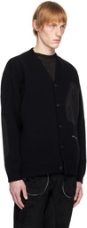 and wander Black Y-Neck Cardigan