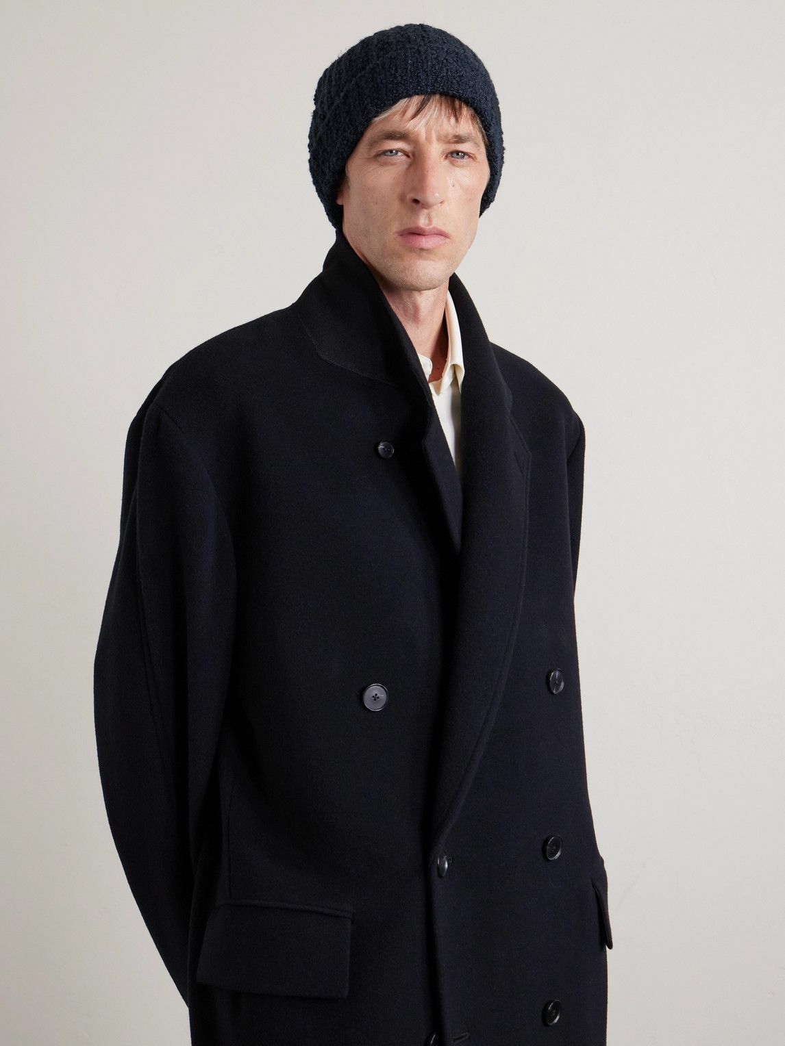 Canali - Ribbed Wool and Silk-Blend Beanie