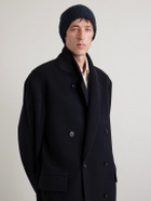 Canali - Ribbed Wool and Silk-Blend Beanie