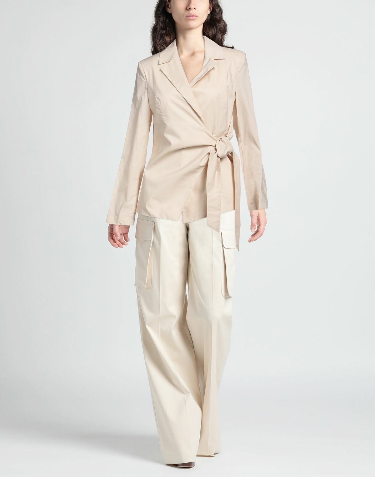 Manila Grace Womens Top in Beige