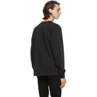 rag and bone Black Venice Logo Long Sleeve T-Shirt