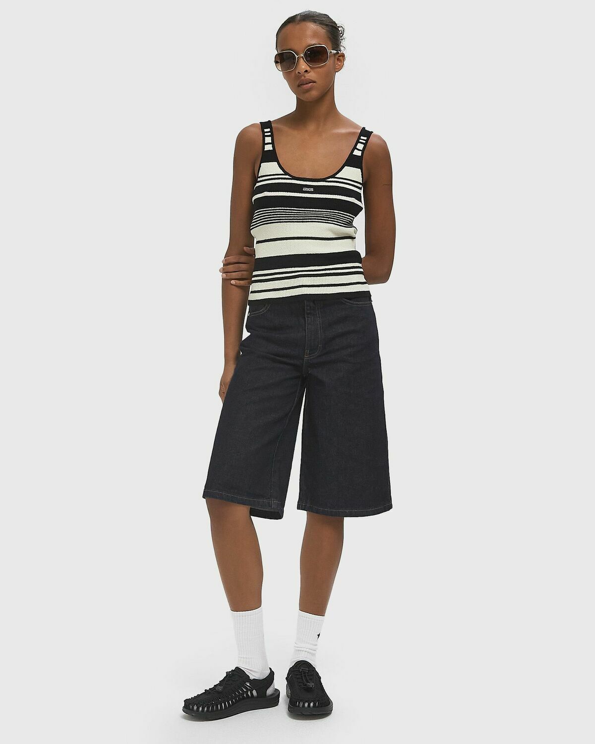 Gestuz SUMMER HW LONG SHORTS Blue Womens Casual Short
