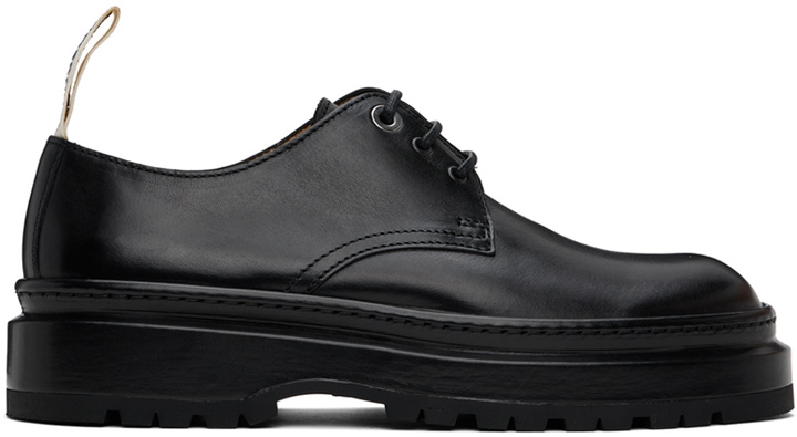 Photo: JACQUEMUS Black Les Classiques 'Les derbies Pavane' Derbys